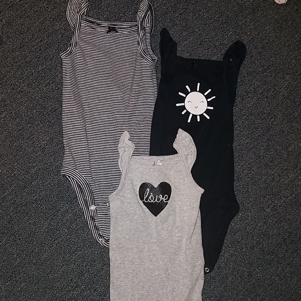 Carters 12m tank top onesie bundle